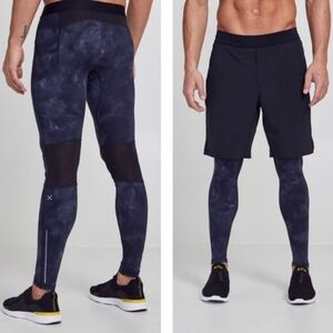 Lululemon Surge Tight 28" In Fullux Diamond Dye Light Cast Black Size Small